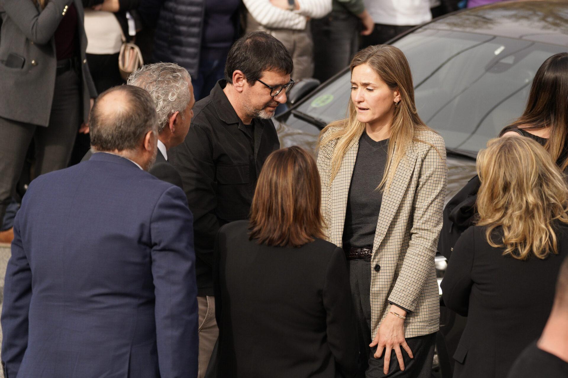 César Sánchez / ICAL. La ministra para la Transición Ecológica y el Reto Demográfico de España, sara Aagesen, acude al funeral del minero David Álvarez, natural de Torre del Bierzo (León), fallecido ayer en la mina de Cerredo (Asturias)