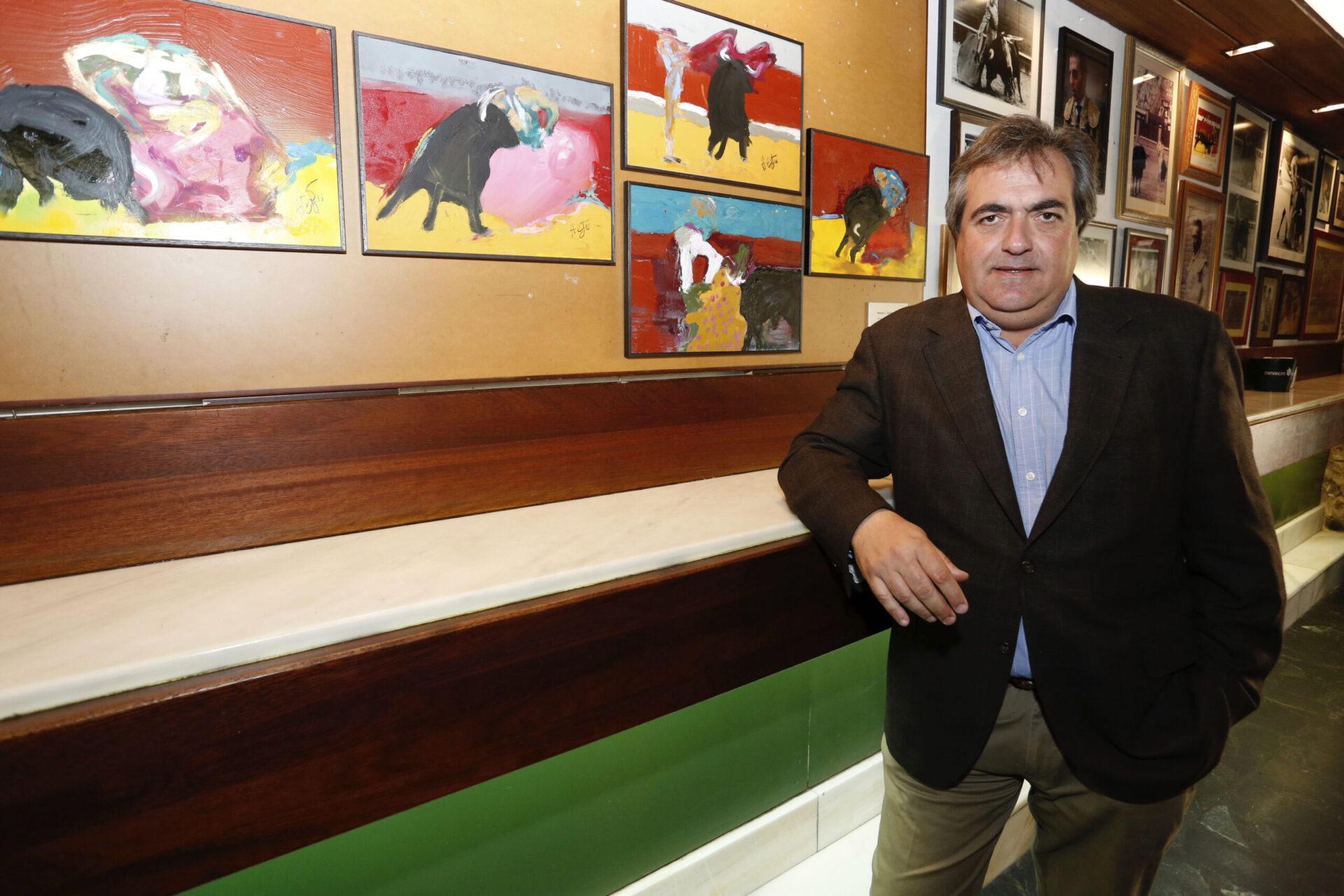 Manuel C. Cachafeiro en el Camarote Madrid de León en 2016.