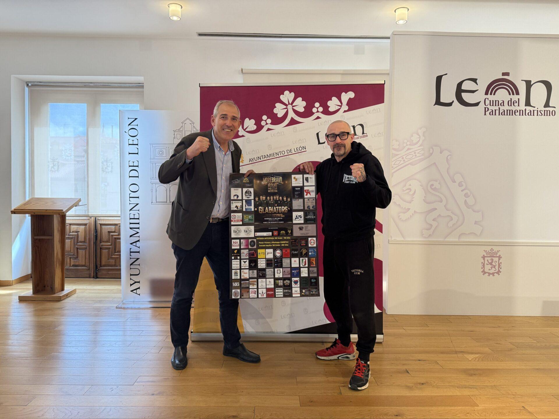 Presentación del evento de boxeo de este sábado