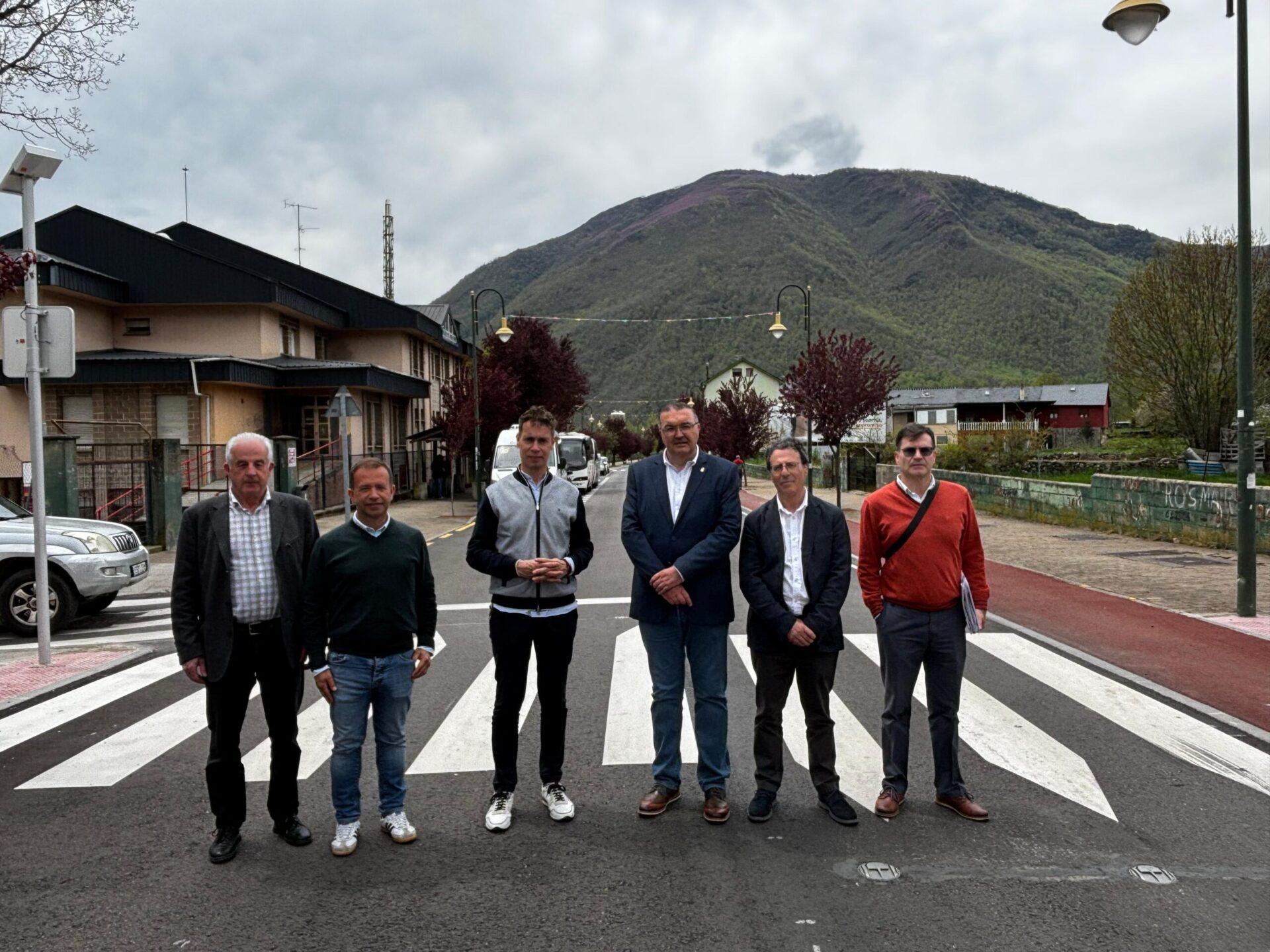 Recepción de las obras de la travesía de Villablino.