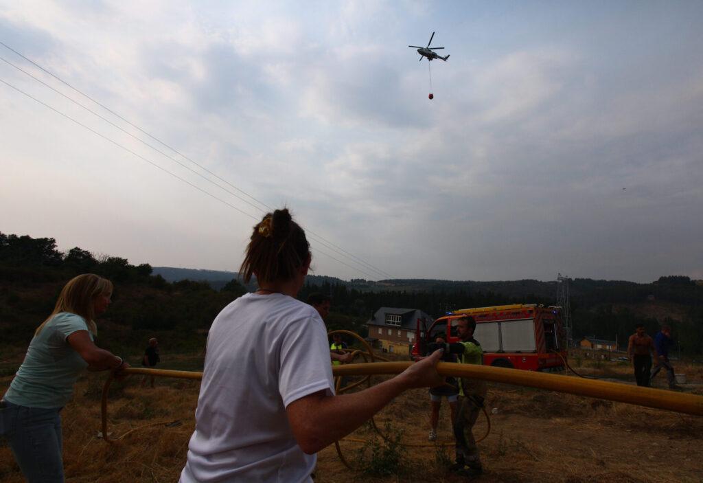 Incendio en Molinaseca (León) ICAL 